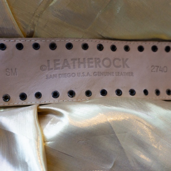 Leatherock Embossed Belt